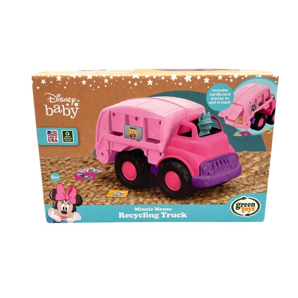 Green Toys Other - Disney Baby Green Toys Minnie Mouse Recycling Truck Toy‎ Made in USA
